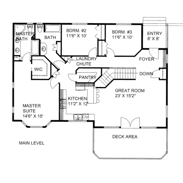 First Floor - 088D-0533 - Shop House Plans and More