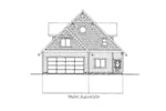 Beach & Coastal House Plan Front Elevation - Indian Pointe Waterfront Home 088D-0541 - Search House Plans and More