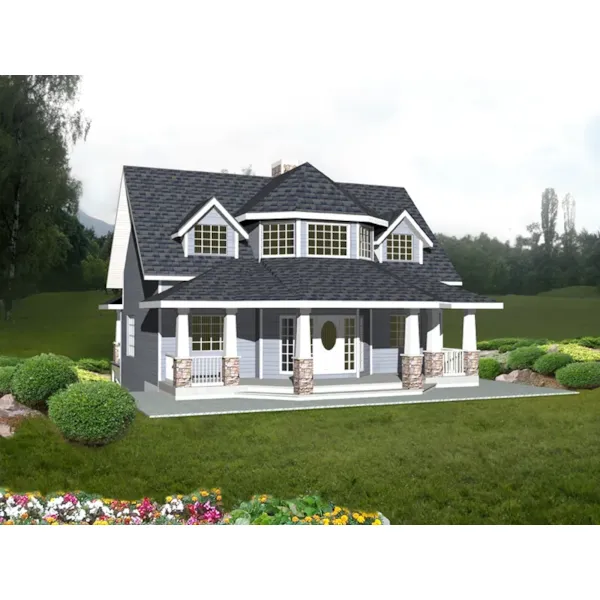 Front of Home - 088D-0548 - Shop House Plans and More