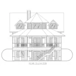 Rear Elevation - 088D-0548 - Shop House Plans and More