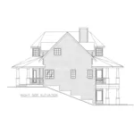 Right Elevation - 088D-0548 - Shop House Plans and More