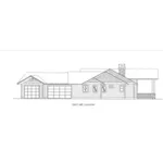 Vacation House Plan Right Elevation - Mitchell Point Ranch Home 088D-0575 - Shop House Plans and More