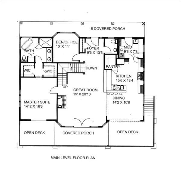 First Floor - 088D-0586 - Shop House Plans and More