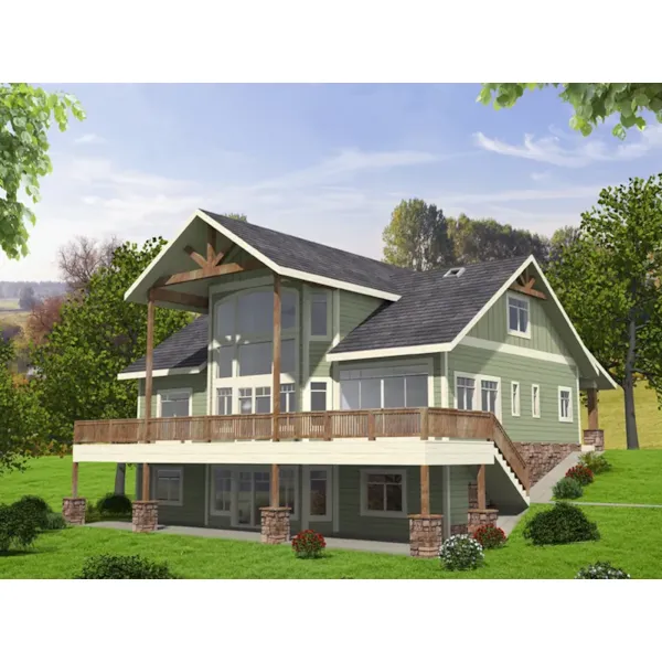 Front of Home - 088D-0586 - Shop House Plans and More