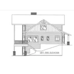 Left Elevation - 088D-0586 - Shop House Plans and More