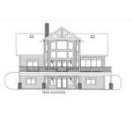 Rear Elevation - 088D-0586 - Shop House Plans and More