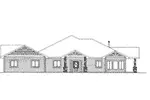 Front Elevation - 088D-0596 - Shop House Plans and More