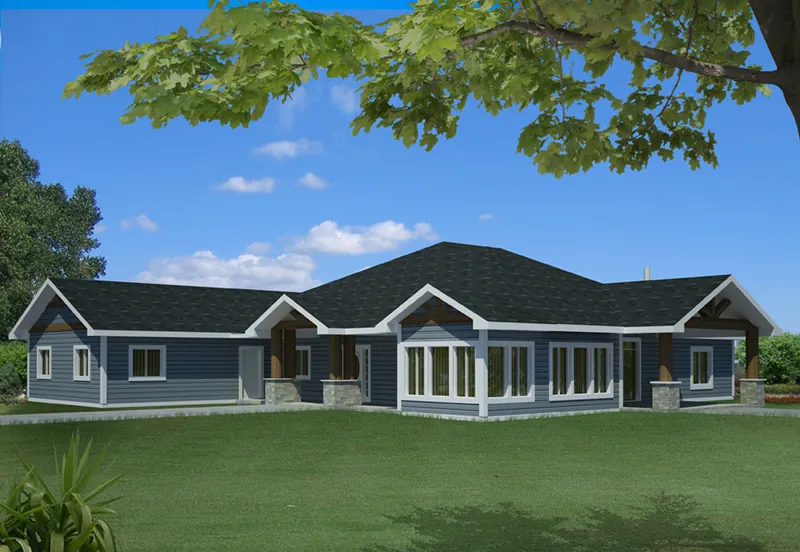 Front of Home - 088D-0596 - Shop House Plans and More