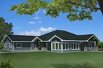 Front of Home - 088D-0596 - Shop House Plans and More