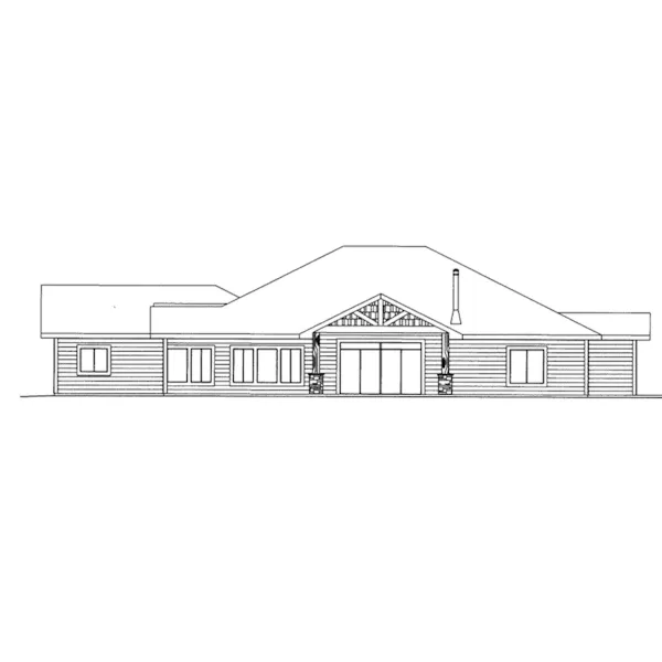 Right Elevation - 088D-0596 - Shop House Plans and More