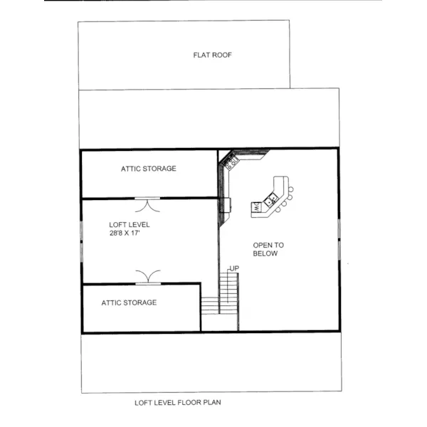 Loft - 088D-0597 - Shop House Plans and More