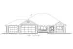 Ranch House Plan Front Elevation - 088D-0606 - Shop House Plans and More