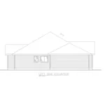 Ranch House Plan Left Elevation - 088D-0606 - Shop House Plans and More