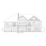 Rear Elevation - 088D-0607 - Shop House Plans and More