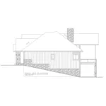 Right Elevation - 088D-0607 - Shop House Plans and More