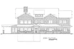 Traditional House Plan Front Elevation - Merridith Craftsman Home 088D-0608 - Shop House Plans and More