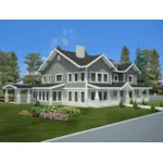 Traditional House Plan Front Photo 03 - Merridith Craftsman Home 088D-0608 - Shop House Plans and More