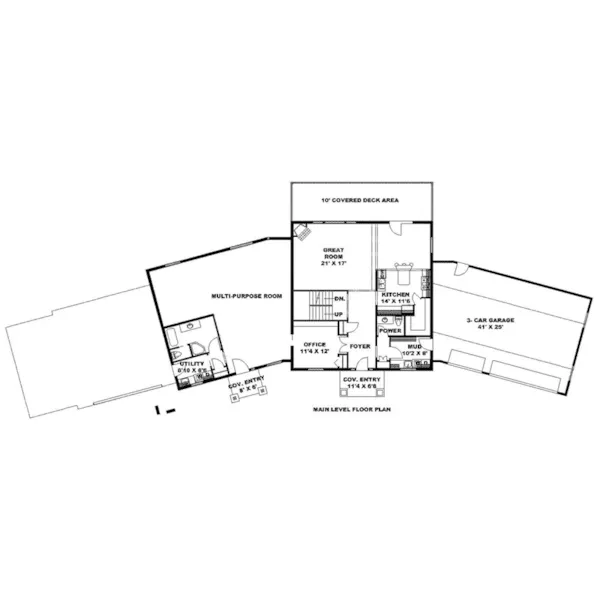 First Floor - 088D-0609 - Shop House Plans and More