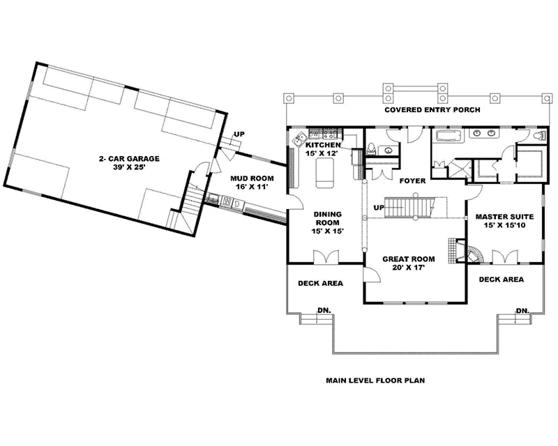 Beach & Coastal House Plan First Floor - 088D-0614 - Shop House Plans and More