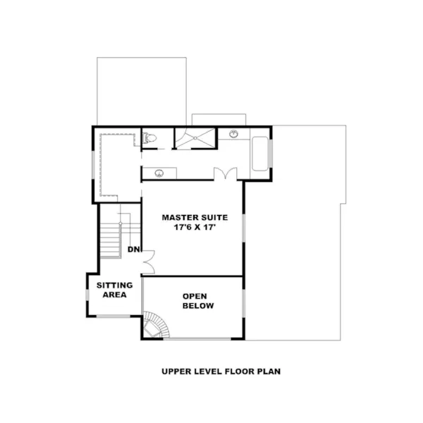 Mountain House Plan Second Floor - Mirasol Modern Beach Home 088D-0615 - Shop House Plans and More