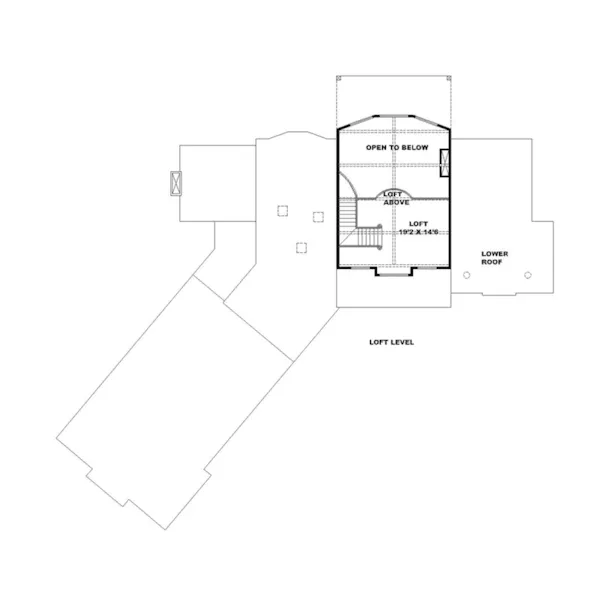 Craftsman House Plan Loft - 088D-0618 - Shop House Plans and More