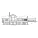 Craftsman House Plan Rear Elevation - 088D-0618 - Shop House Plans and More