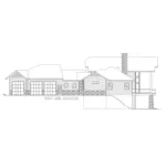 Craftsman House Plan Right Elevation - 088D-0618 - Shop House Plans and More