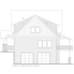 Craftsman House Plan Right Elevation - 088D-0619 - Shop House Plans and More