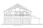 Rustic House Plan Front Elevation - Mickey Apartment Garage 088D-0626 - Shop House Plans and More