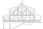 Rustic House Plan Left Elevation - 088D-0633 - Shop House Plans and More