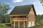 Rustic House Plan Front of House 088D-0634