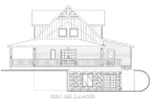 Lake House Plan Right Elevation - 088D-0635 - Shop House Plans and More