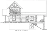 Front Elevation - Jordan Cliff Hillside Home 088D-0636 - Shop House Plans and More