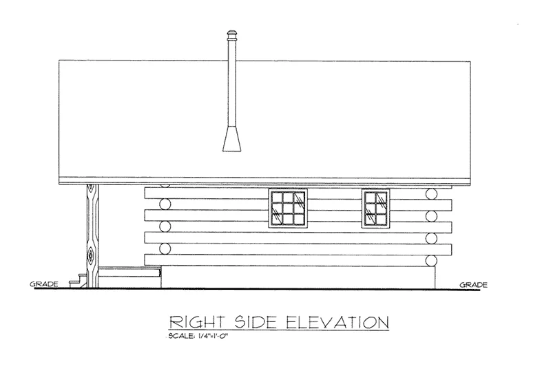 Country House Plan Right Elevation - 088D-0637 - Shop House Plans and More