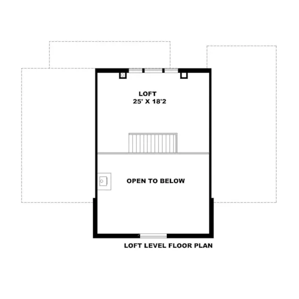 Rustic House Plan Loft - Great Spirit Bluff Lake Home 088D-0638 - Shop House Plans and More