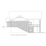 Rustic House Plan Right Elevation - Great Spirit Bluff Lake Home 088D-0638 - Shop House Plans and More