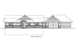 Ranch House Plan Front Elevation - Keeran Point Rustic Home 088D-0641 - Shop House Plans and More