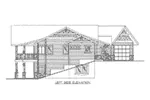 Mountain House Plan Left Elevation - 088D-0641 - Shop House Plans and More