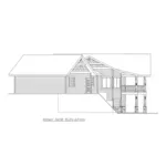 Ranch House Plan Right Elevation - Keeran Point Rustic Home 088D-0641 - Shop House Plans and More