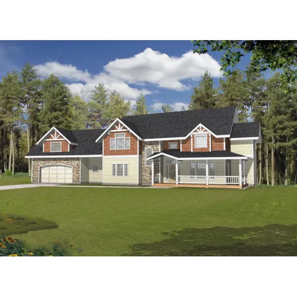 Luxury House Plan Front of Home - Lavon Farm Luxury Home 088D-0645 - Shop House Plans and More