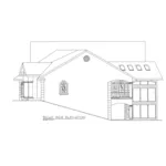 Mountain House Plan Right Elevation - Lockhart Lane Luxury Home 088D-0646 - Shop House Plans and More