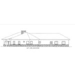 Ranch House Plan Left Elevation - Mendenhorn Ranch Home 088D-0648 - Shop House Plans and More