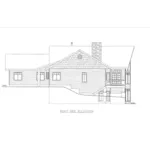 Ranch House Plan Right Elevation - Owlhaven Rustic Ranch Home 088D-0651 - Shop House Plans and More