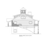 Craftsman House Plan Right Elevation - Rivers Bank Hillside Home 088D-0658 - Shop House Plans and More