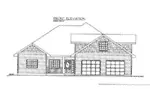 Modern House Plan Front Elevation - Saunders Creek Rustic Home 088D-0660 - Shop House Plans and More