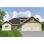 Modern House Plan Front of Home - Saunders Creek Rustic Home 088D-0660 - Shop House Plans and More