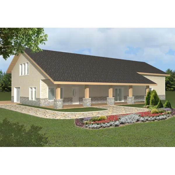 Country House Plan Front of Home - Sawmill Hollow Country Home 088D-0661 - Shop House Plans and More