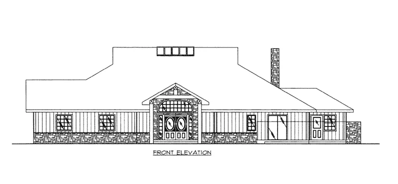 Luxury House Plan Front Elevation - 088D-0665 - Shop House Plans and More