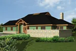 Luxury House Plan Front of Home - 088D-0665 - Shop House Plans and More