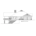 Luxury House Plan Left Elevation - Bella Falls Rustic Home 088D-0665 - Shop House Plans and More